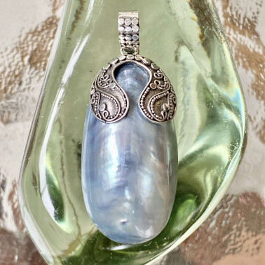 PD 11812-(HANDMADE 925 BALI STERLING SILVER PENDANTS WITH MOTHER OF PEARL)